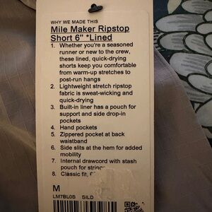 lululemon athletica Mile Maker Ripstop Shorts - Black